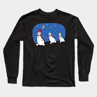 Three Snowballs Stock Illustrations christmas 1 Long Sleeve T-Shirt